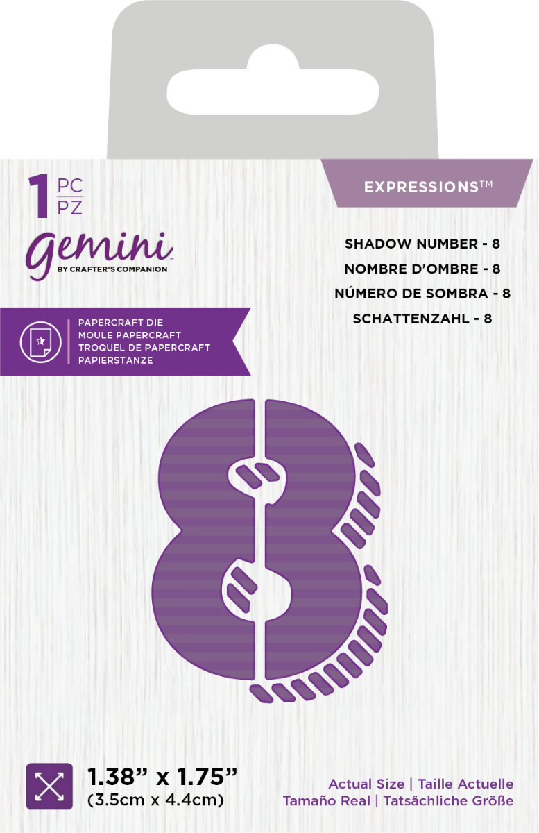 Gemini Expressions Die - Shadow Alphabet O