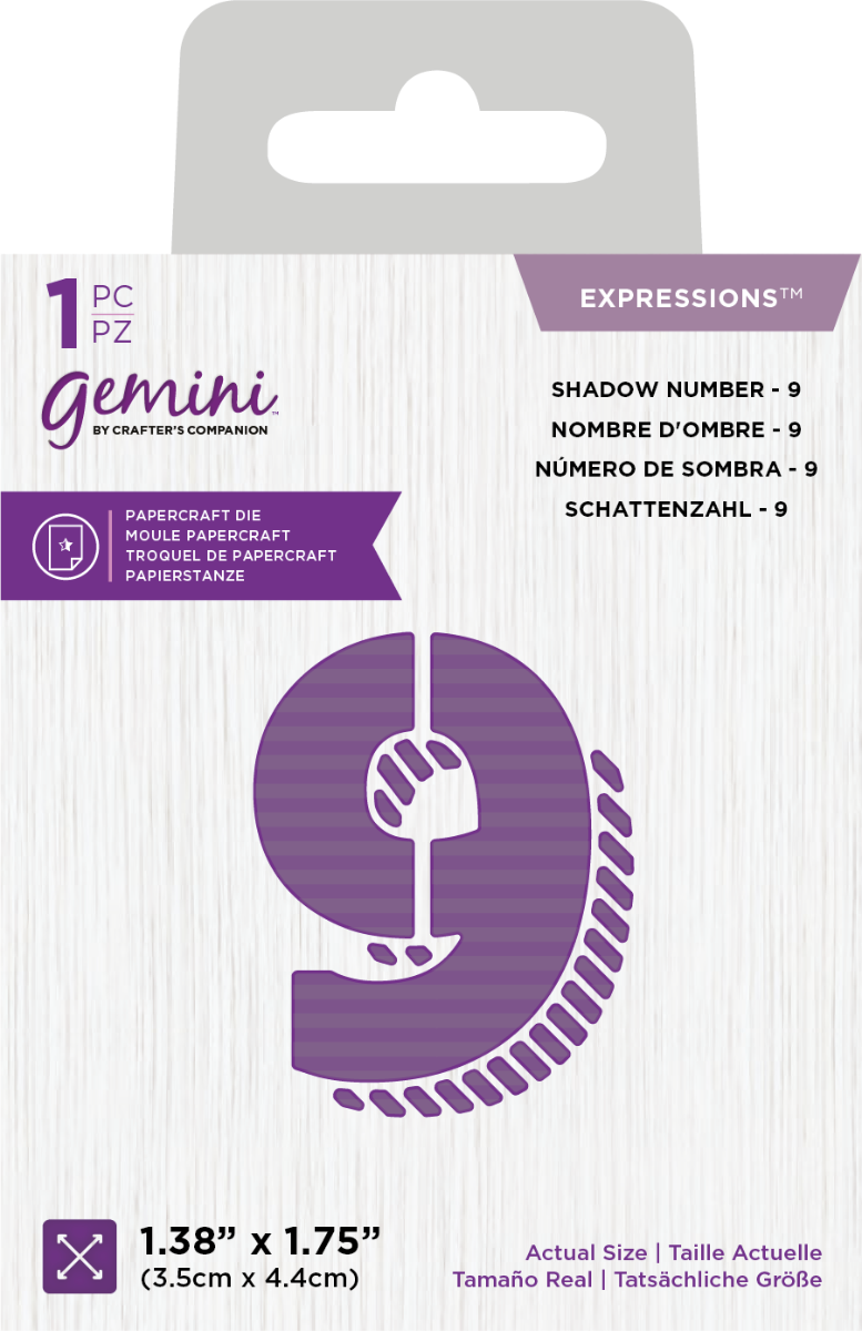 Gemini Expressions Die - Shadow Alphabet O