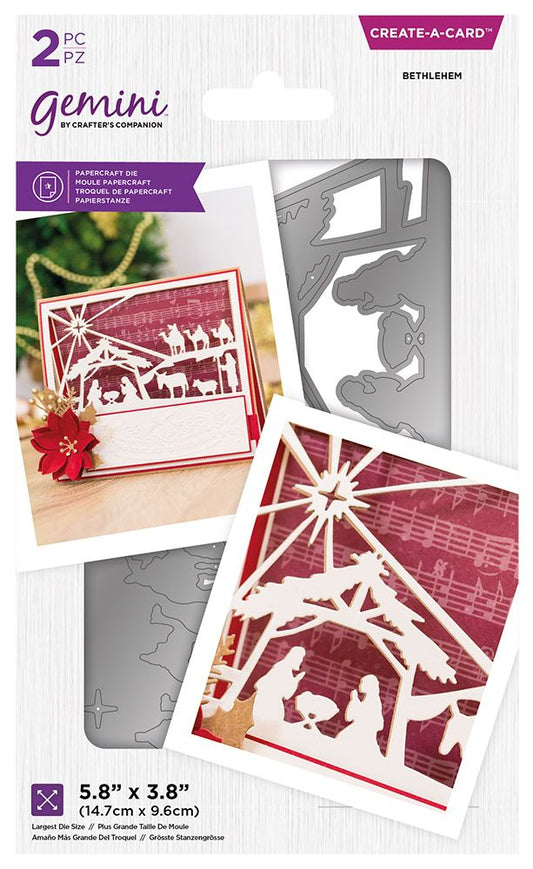 Gemini 6x4 Christmas Create-a-Card Die - Bethlehem