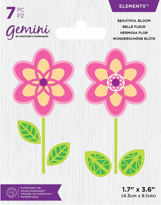 Gemini Mini Elements Die - Beautiful Bloom