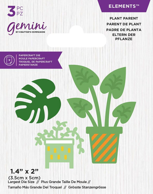 CC - Gemini Mini Die Set - Plant Parent -