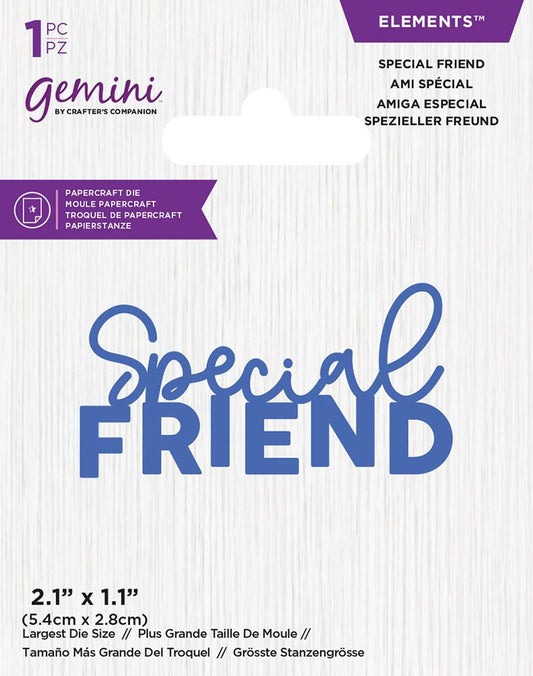 CC - Gemini Mini Die Set- Special Friend - 1pc set