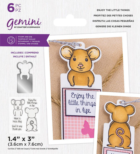 Gemini - Stamp & Die - Enjoy the Little Things