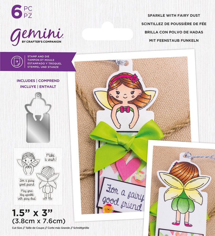 Gemini - Stamp & Die - Sparkle with Fairy Dust