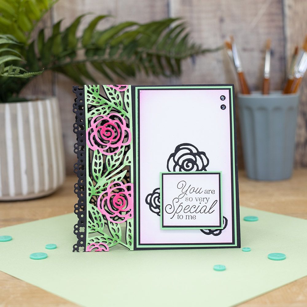 Gemini Grande Edgeable Die – Rose Garden