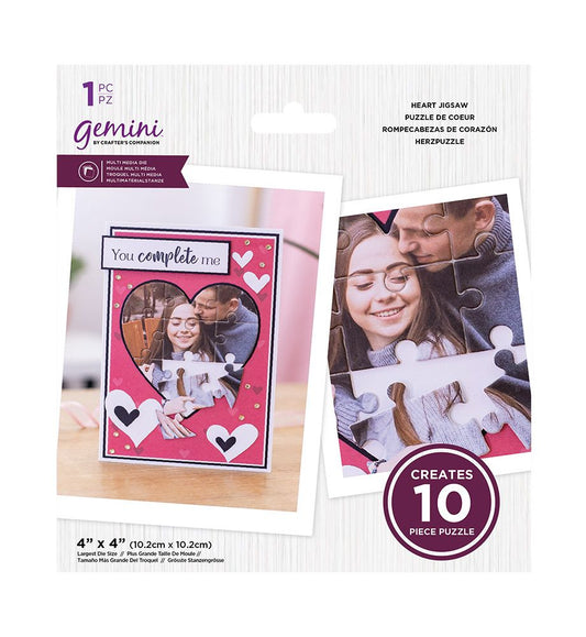 Gemini - Multimedia Die - Heart Jigsaw