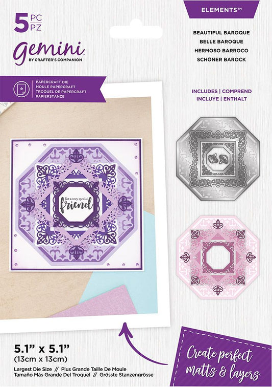 Gemini Heritage Die - Beautiful Baroque