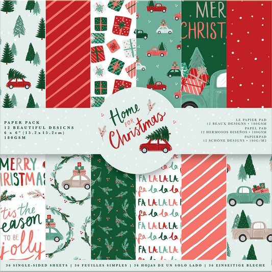 6x6" Paper Pack • Home for Christmas