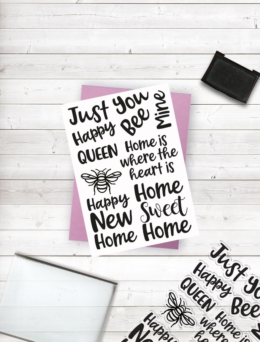 Crafters Companion Photopolymer Stamp - Home is Where the Heart is