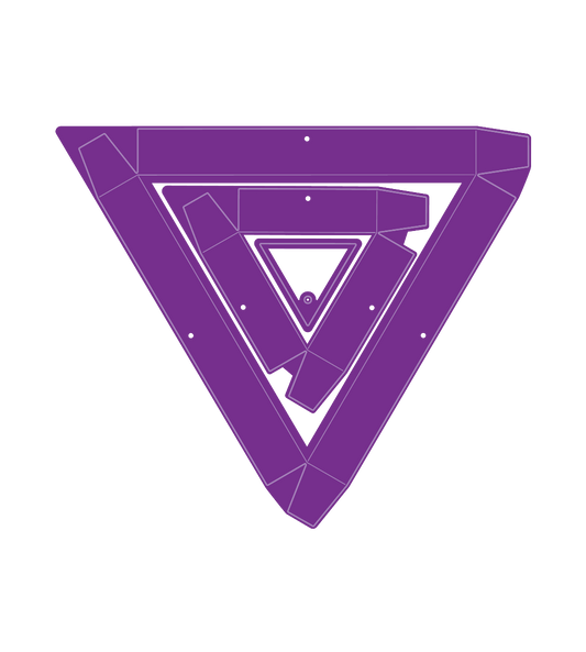 Gemini Dimensional Double-Sided Die - Triangle Box