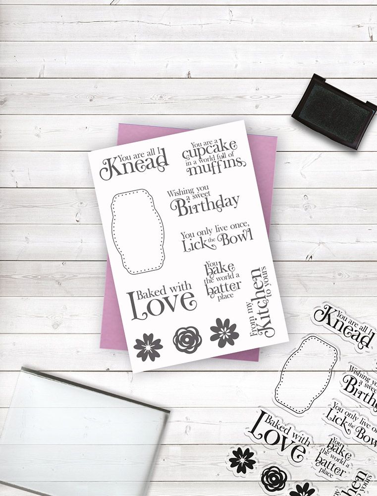 Crafter's Companion Clear Acrylic Stamps - Mixed With Love Accessories –  Crafty Granny
