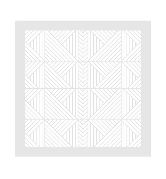 Crafters Companion Large Stencil - Deco Tiles