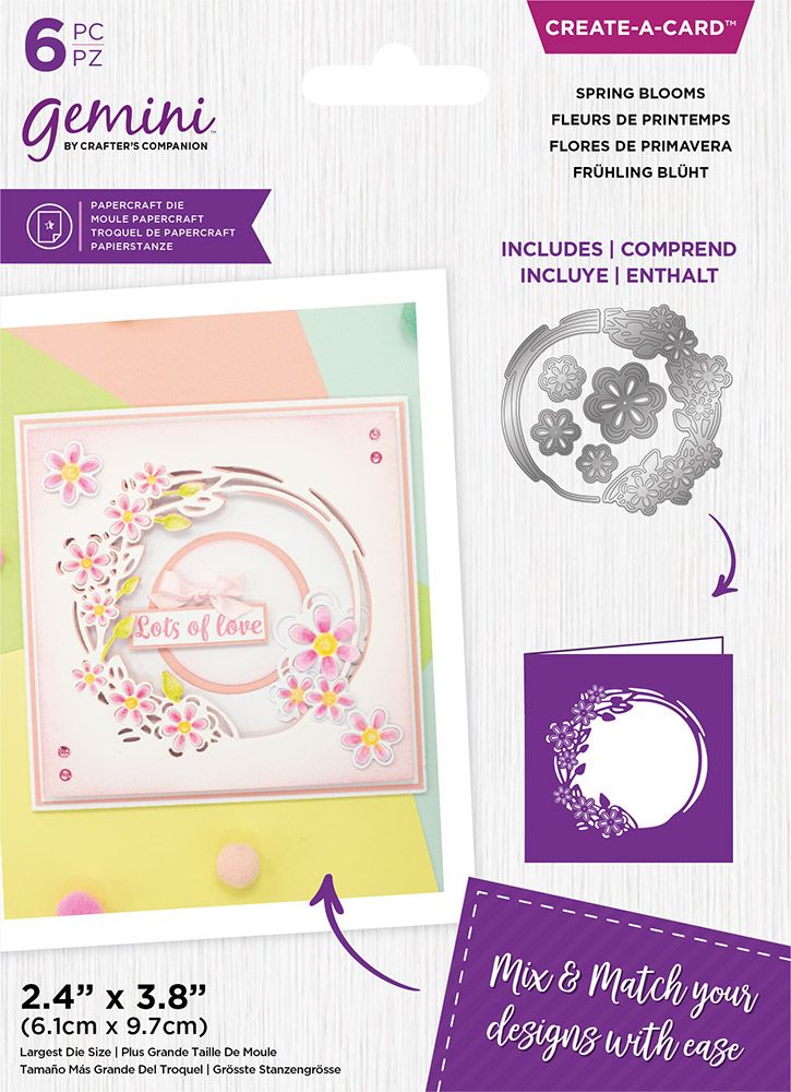 Gemini - Create-A-Card - Spring Blooms - 6pc Set