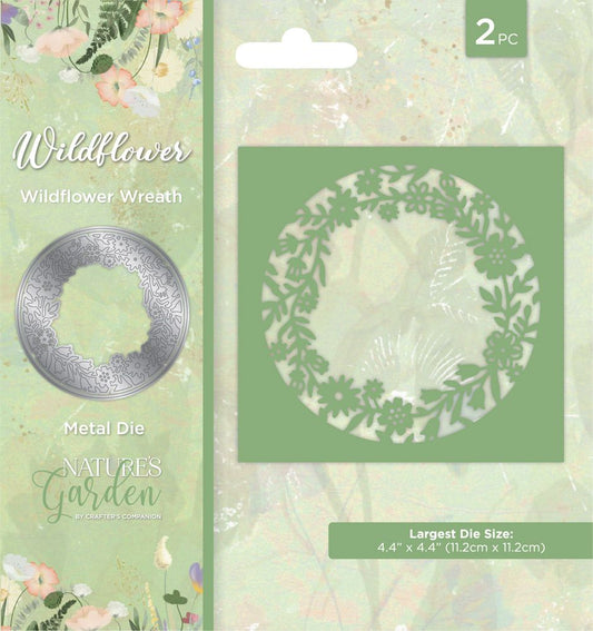 Natures Garden Wildflower Create A Card Die - Wildflower Wreath