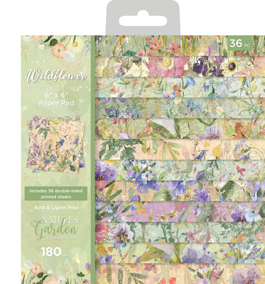 Natures Garden Wildflower 6" x 6" Paper Pad