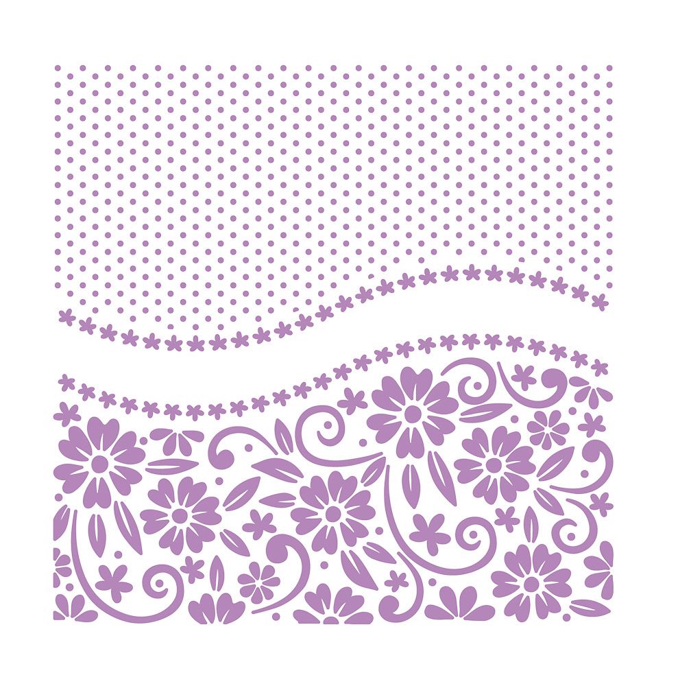 Gemini 6x6 Embossing Folder with Stamp & Die - Just a Note