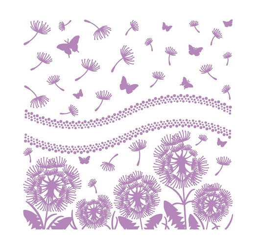 Gemini - 6x6 Embossing Folder with Stamp & Die - Make a Wish - 3pc Set