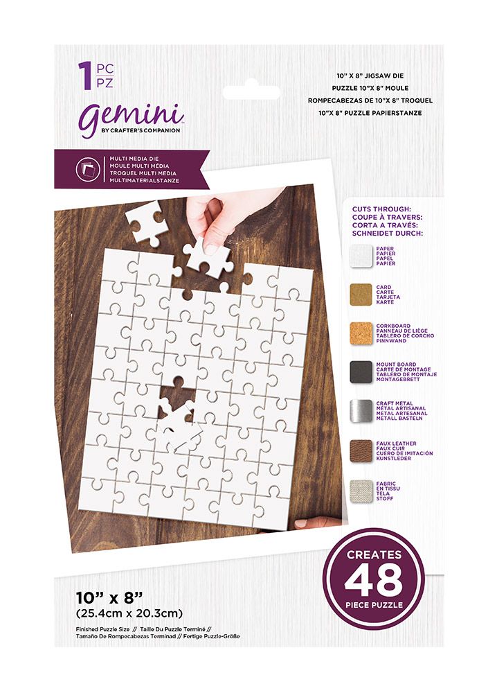 Gemini Multimedia Die 10 x 8 Jigsaw (48PC)