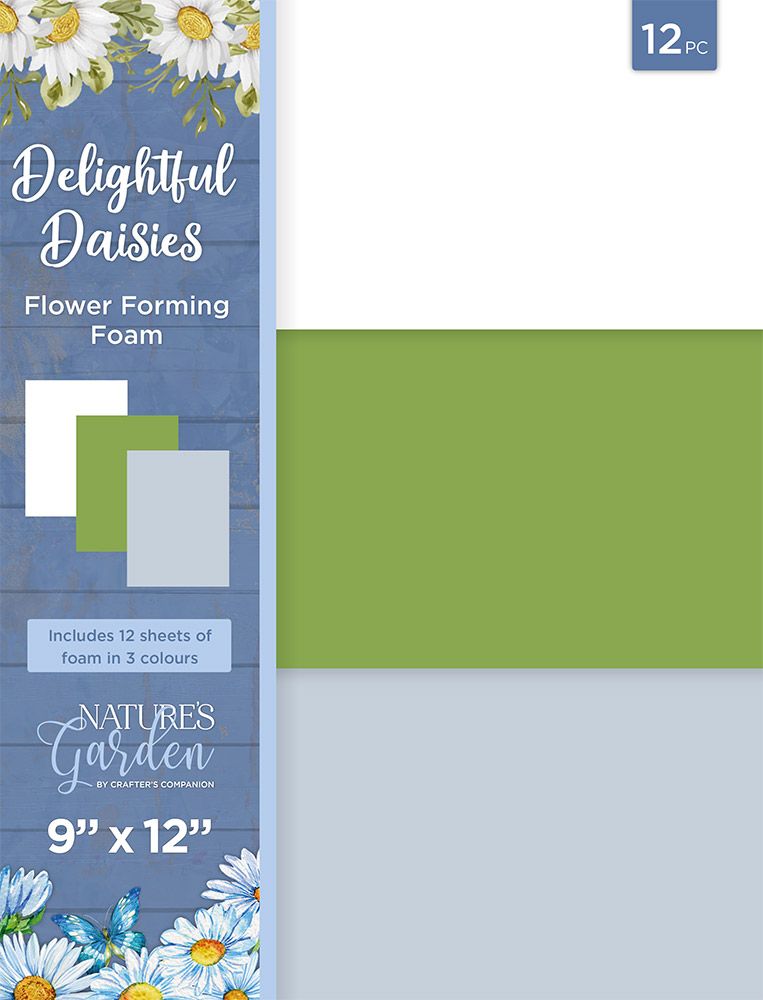 Natures Garden Delightful Daisies - 9" x 12" Flower Forming Foam Pack