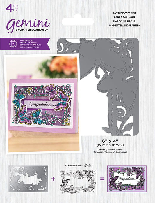 Gemini Stamp & Die - Butterfly Frame