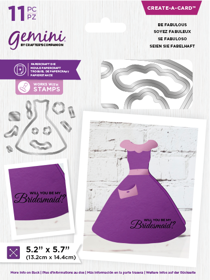 Gemini Create a Card Die - Be Fabulous