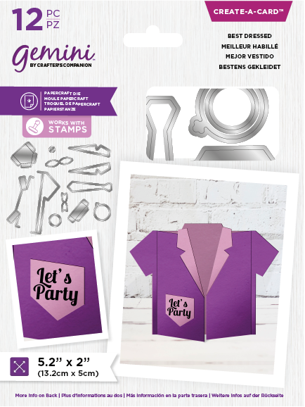 Gemini Create a Card Die - Best Dressed
