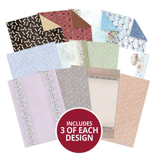 Hunkydory Muddy paws Luxury Card Inserts and Papers