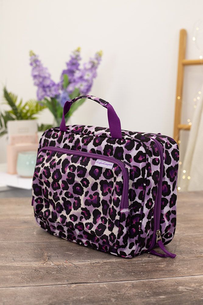 Crafters Companion - Craft Storage Case - Purple Cheetah