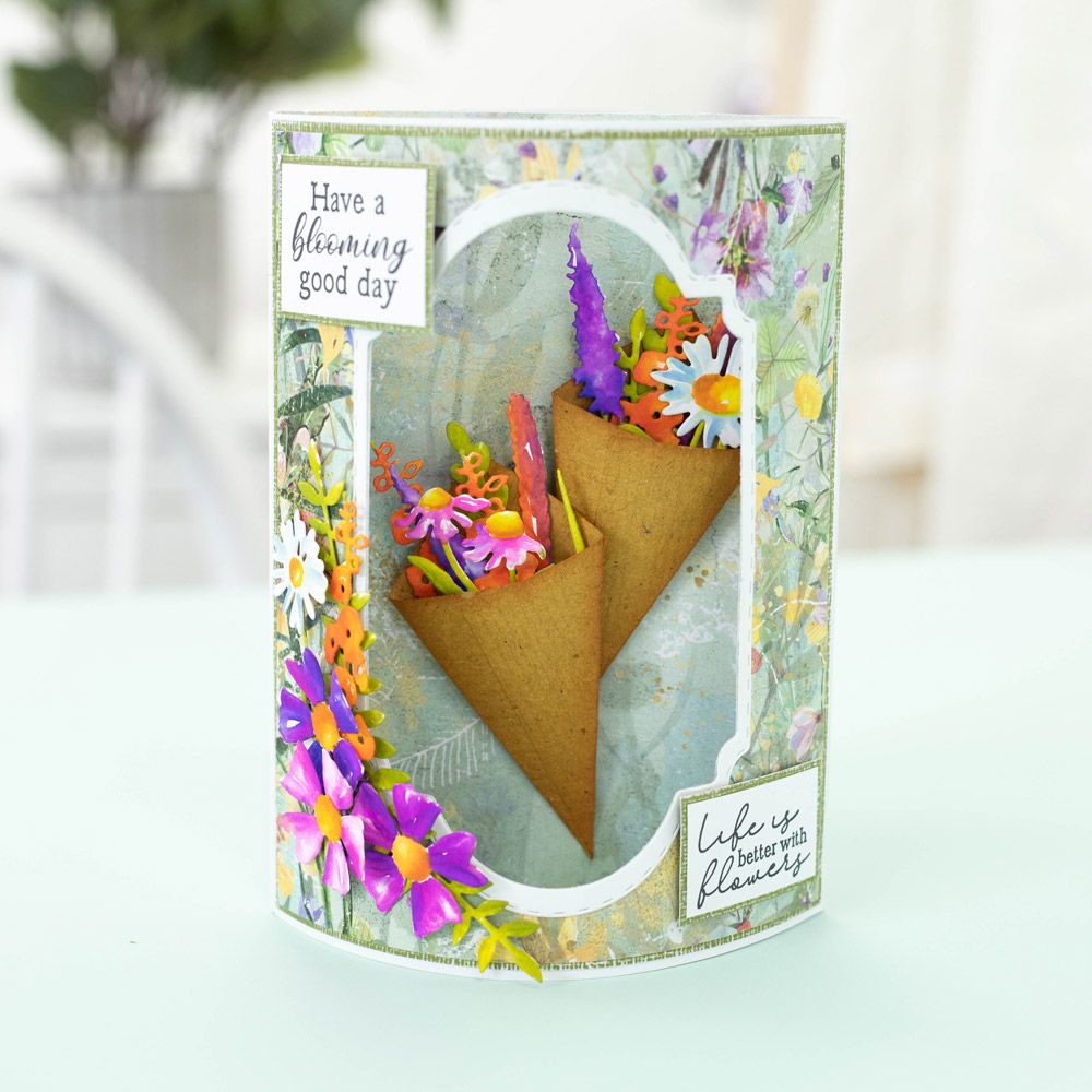 Natures Garden Wildflower Die and Stencil Set - Mailbox Flowers