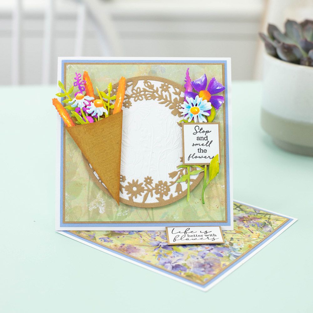 Natures Garden Wildflower Die and Stencil Set - Mailbox Flowers