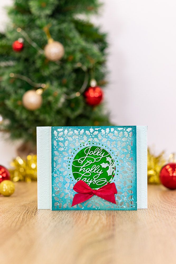 Gemini Create-A-Card Interchangeable Holly Frame Die