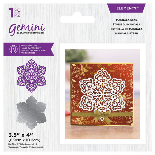 Gemini Elements Christmas Intricate Doily Die- Regal Snowflake