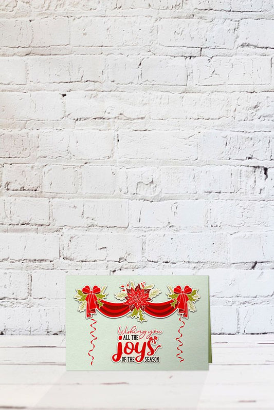 Gemini Christmas Layering Stamp & Die - Decorative Garland