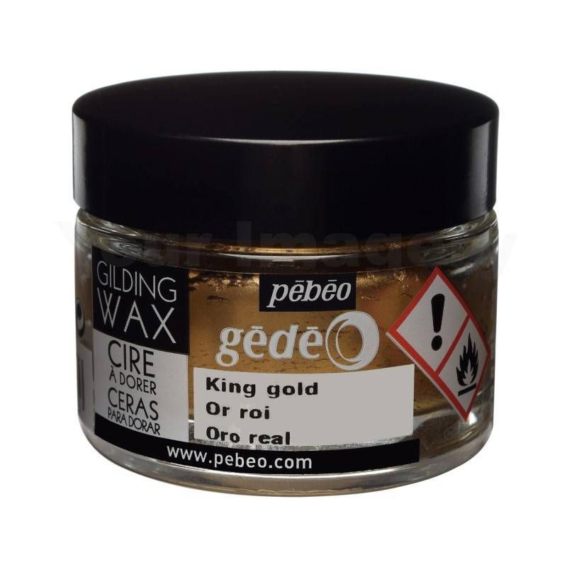 Pebeo Gilding Wax King Gold - 30ml pot