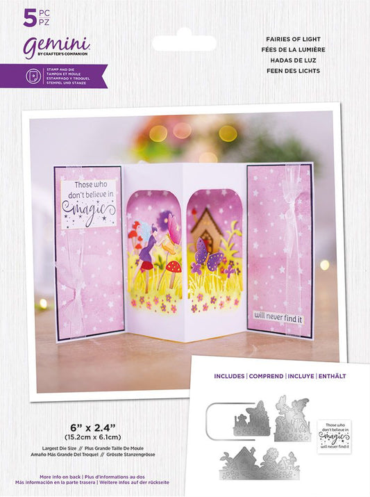 Gemini - Stamp & Die - Scenes of Light collection - Fairies of Light