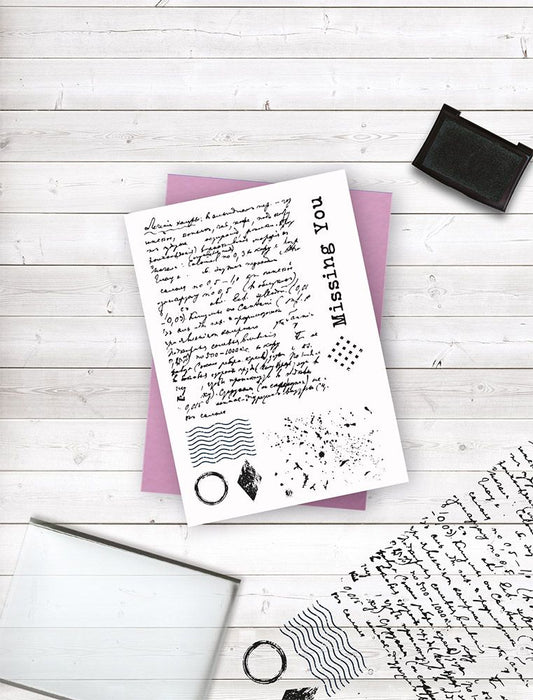 Crafters Companion Photopolymer stamp - Letter to You