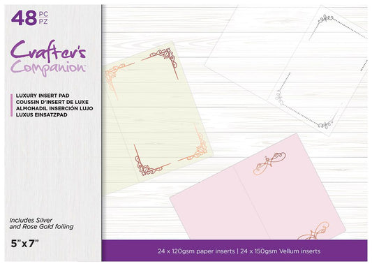 Crafters Companion - Card Insert Pad 5"x7"