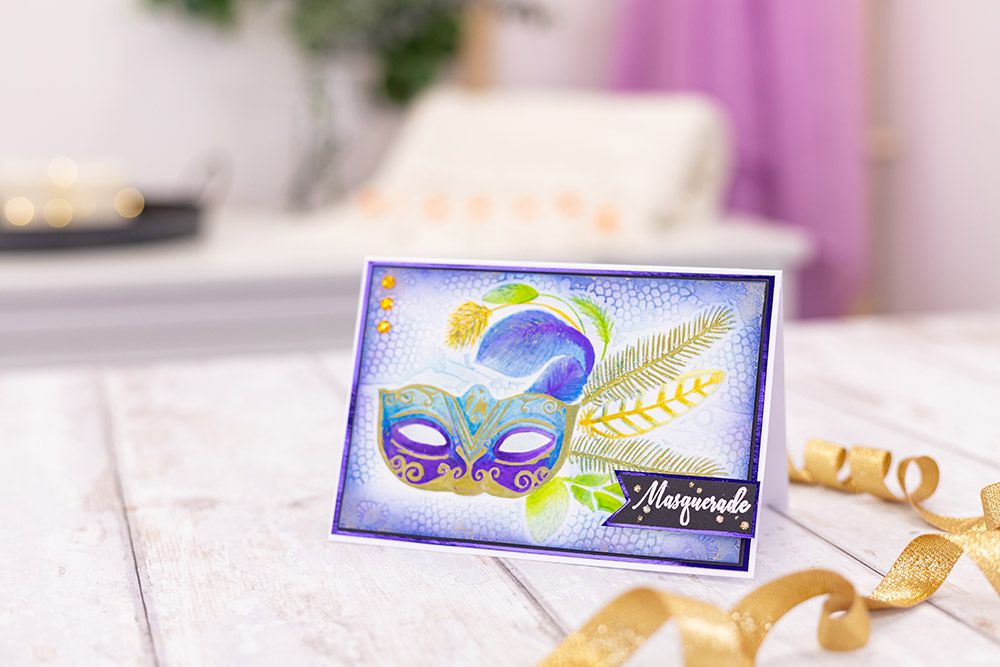 Masquerade Ball - 3D Embossing Folder - Masquerade Mask