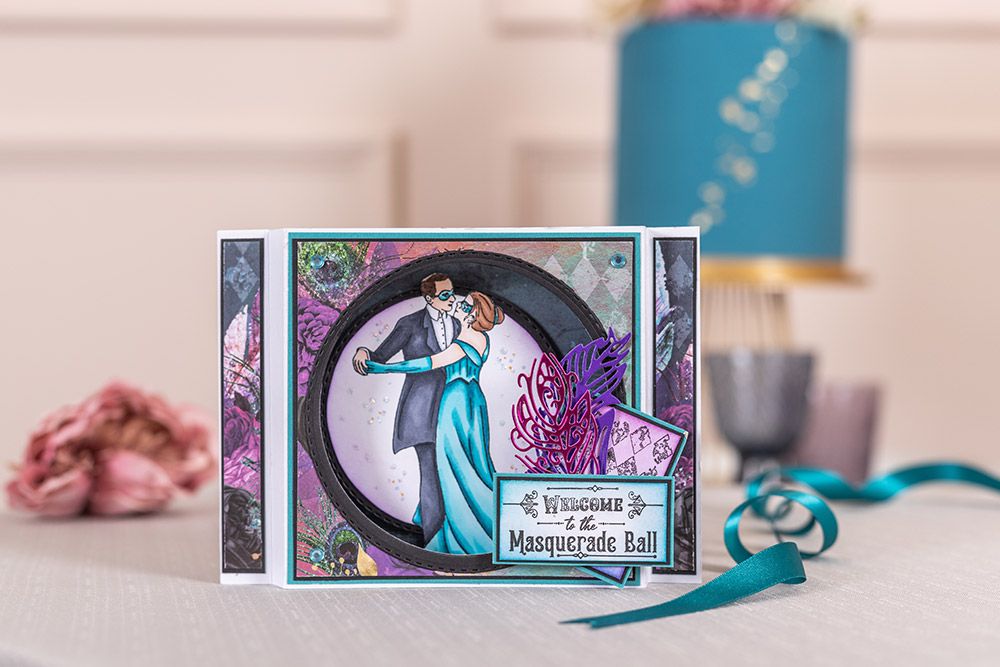 Masquerade Ball - Clear Acrylic Stamp - Shall We Dance?