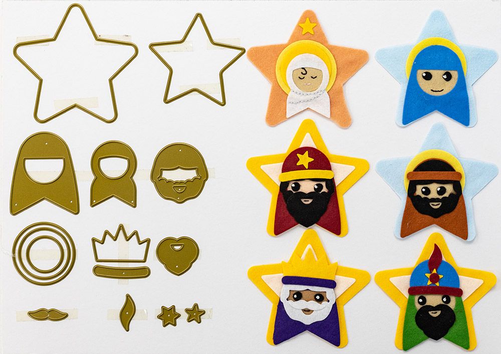 Gemini Multi Craft Appliqué Die – Nativity Characters