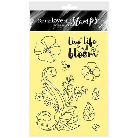 For the Love of Stamps - In Full Bloom A6 Stamp Set