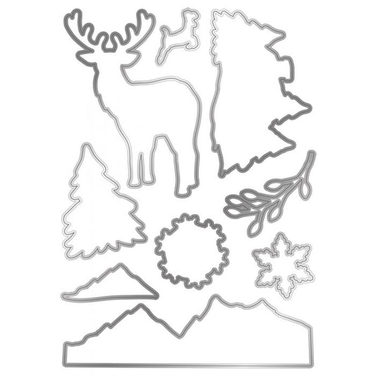 Stamp and Die - Christmas Cottage