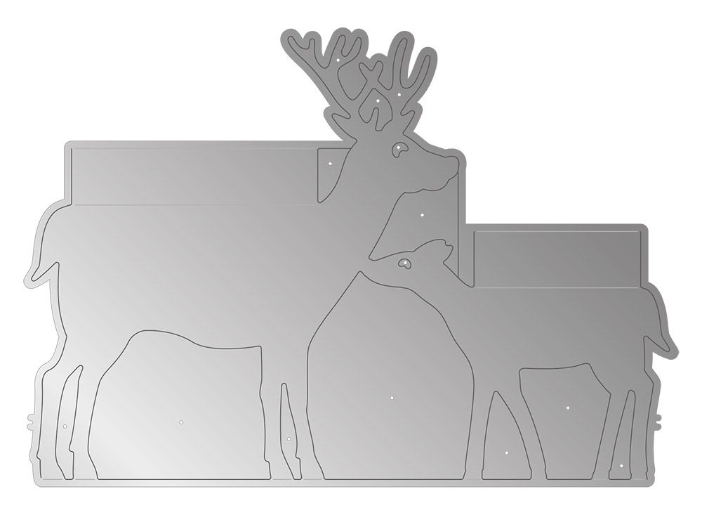 Gemini - Create A Card - Christmas Pop Out - Santas Reindeer