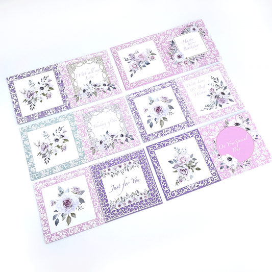 Paper Dienamics A Touch of Violet Mini Sentiment Card Pack