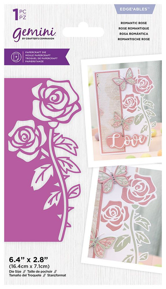 Gemini Modern Edgeables Die - Romantic Rose