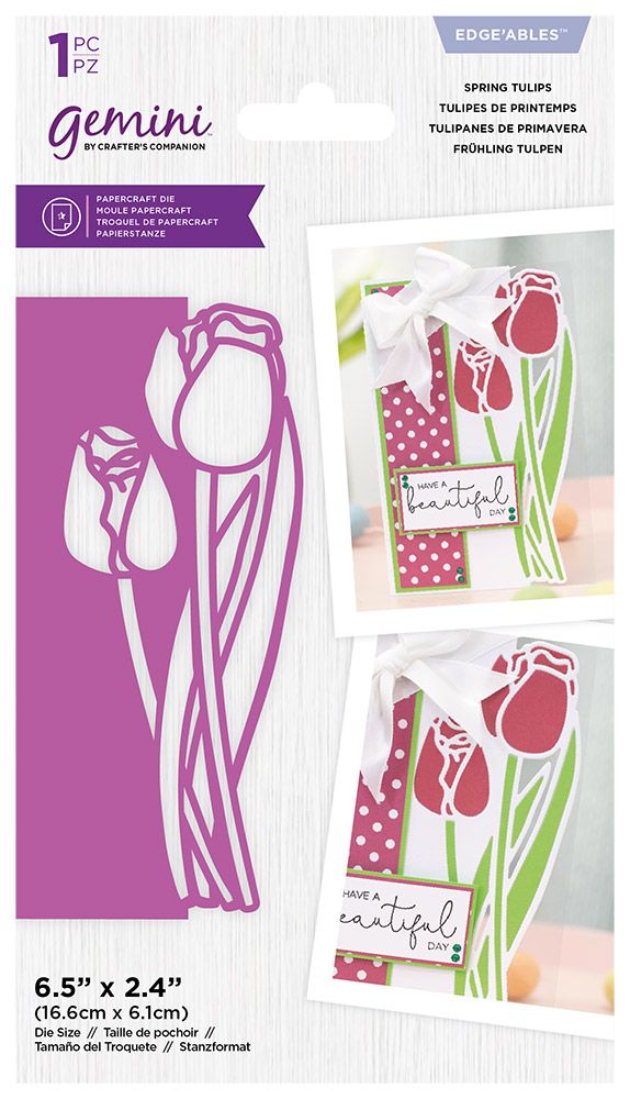 Gemini Modern Edgeables Die - Spring Tulips