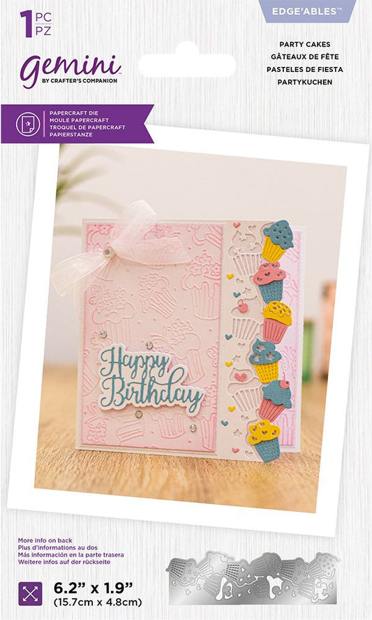 Gemini Edgeables Dies - Party Cakes