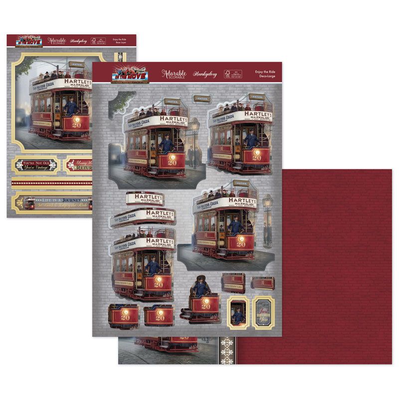 On the Move Deco-Large Set - Enjoy the Ride