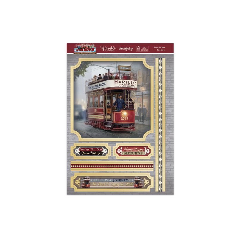 On the Move Deco-Large Set - Enjoy the Ride