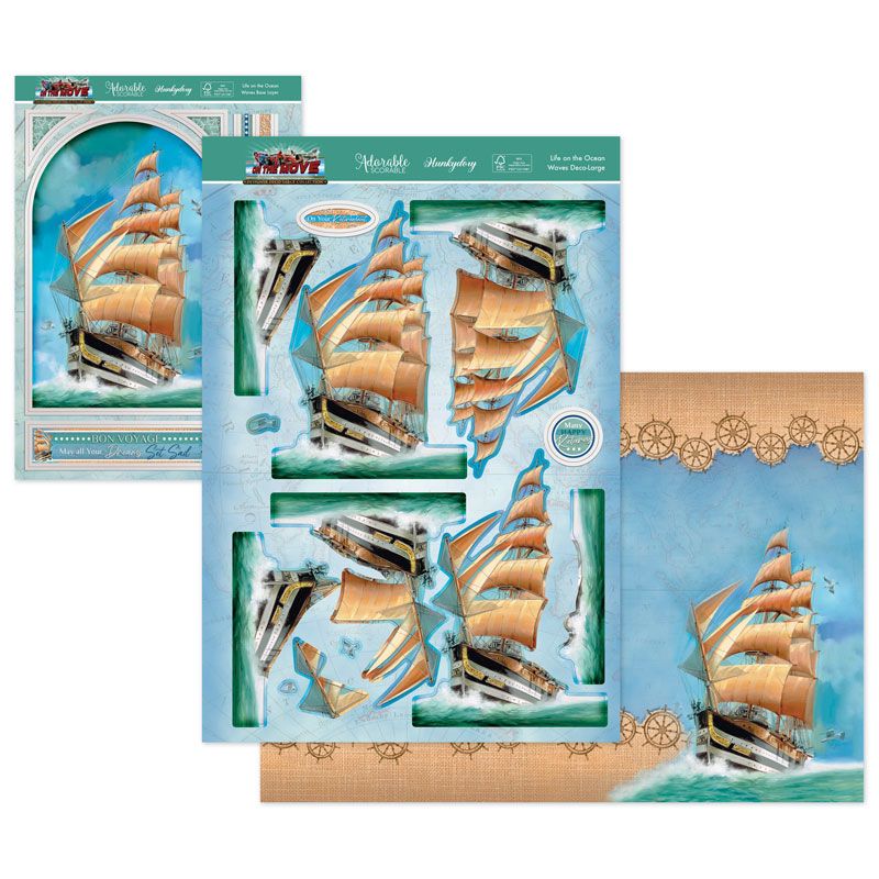 On the Move Deco-Large Set - Life on the Ocean Waves